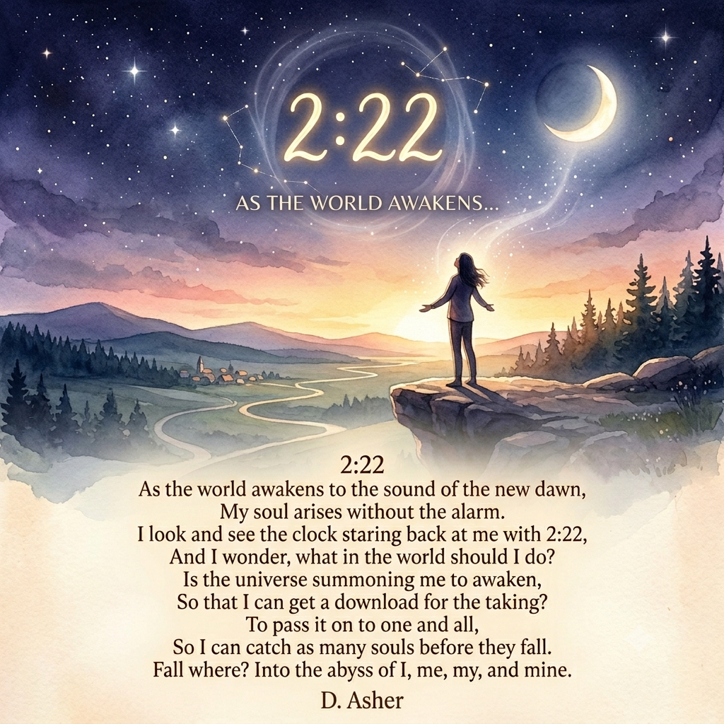 Waking Up at 2:22: Navigating the Thin Veil and Cosmic Downloads