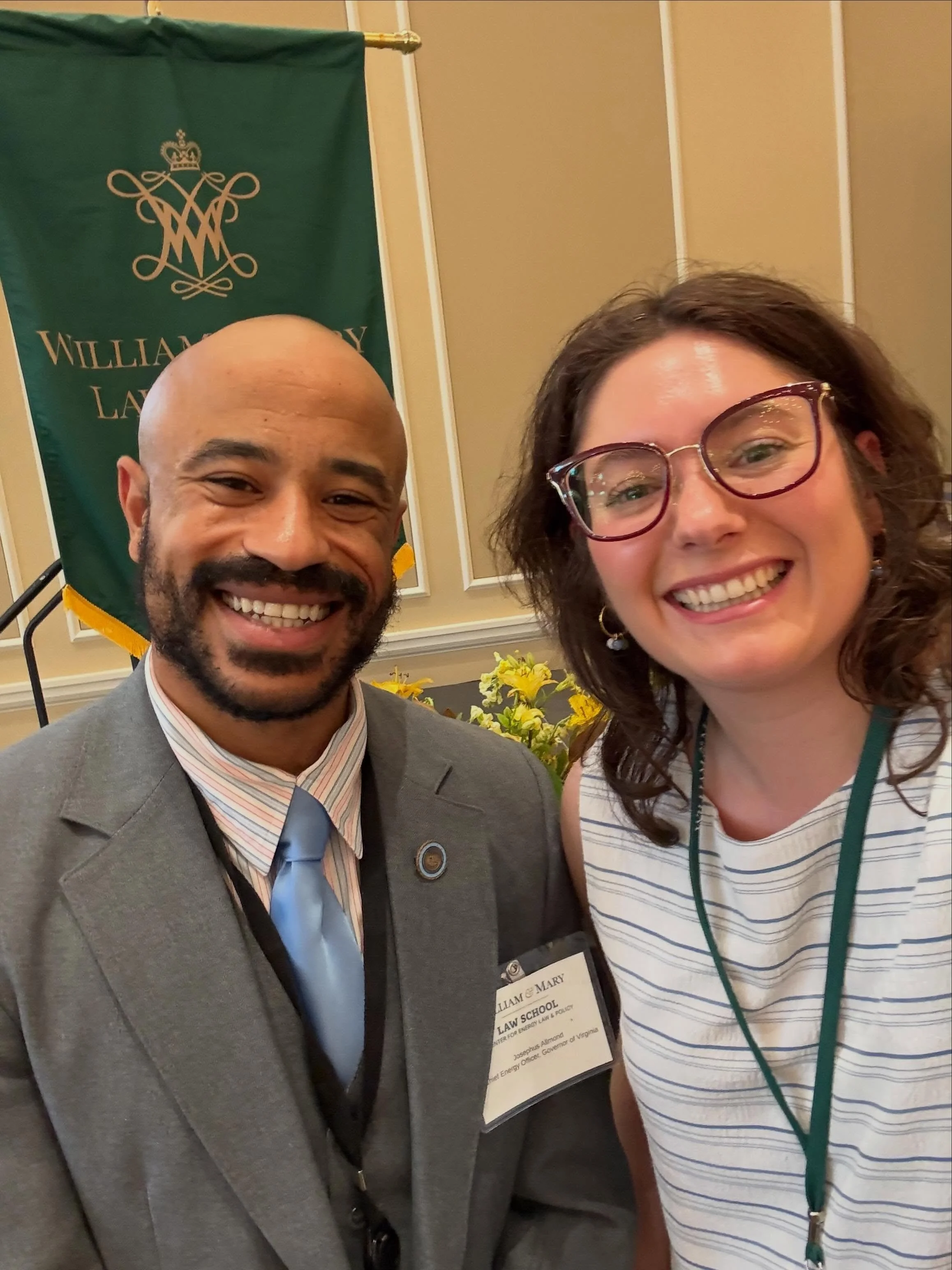 This week I attended The Future of Energy Conference hosted by @wmlawschool. Such an incredible three days learning from leaders across the industry. Panelists covered everything from affordability and data centers to the challenges Virginia is facin