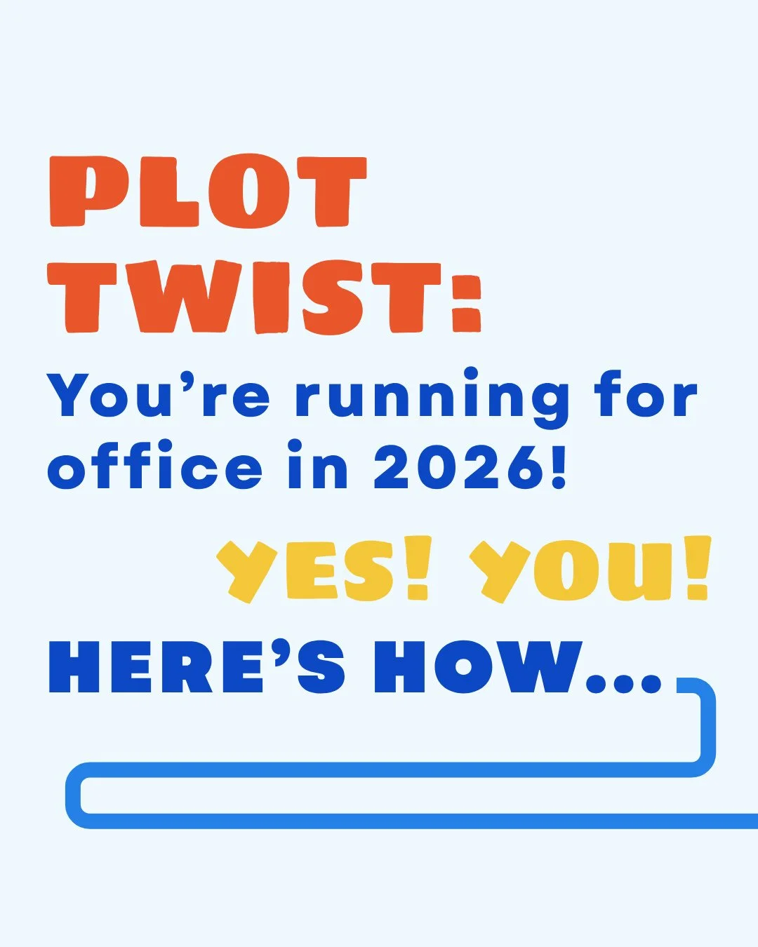 There is no time like the present to run for offices. Local representatives impact the issues just outside our front doors. In VA there are countless individuals running unopposed - particularly in areas that need new voices at the table. That is a h