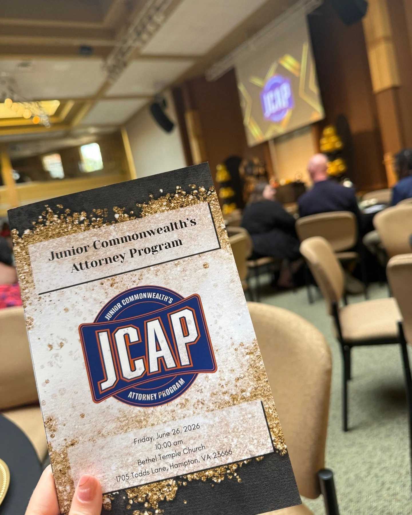 It was an honor to attend the Junior Commonwealth Attorney Program&rsquo;s 2026 graduation. This is incredible opportunity for students across the Commonwealth and the country to learn about careers in the criminal justice system. 

I look forward to