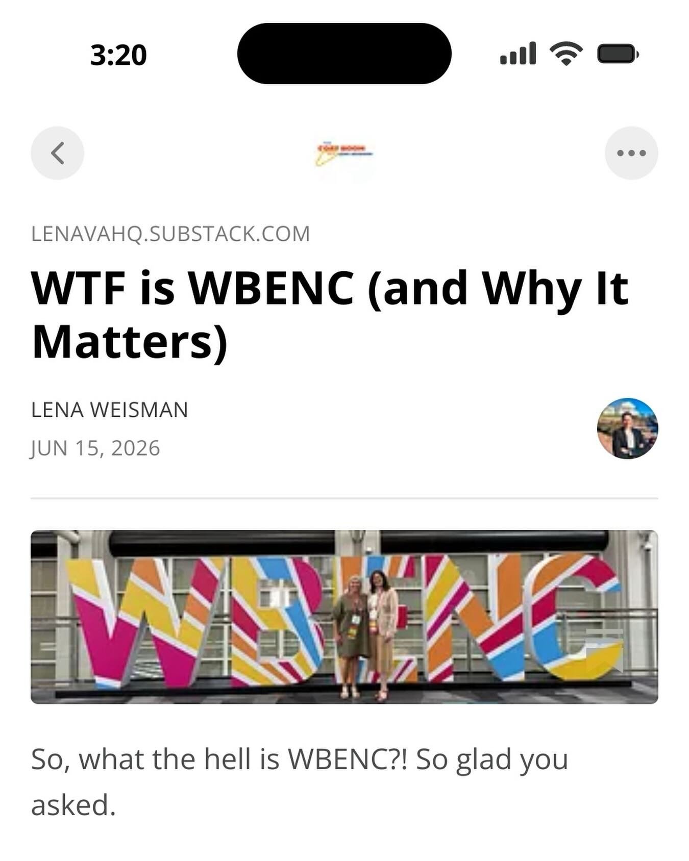 A great first day @wbenc national conference! Head over to The Coat Room (link in bio) to learn more about what WBENC and how the third-party certification, history, and our political environment all come together.