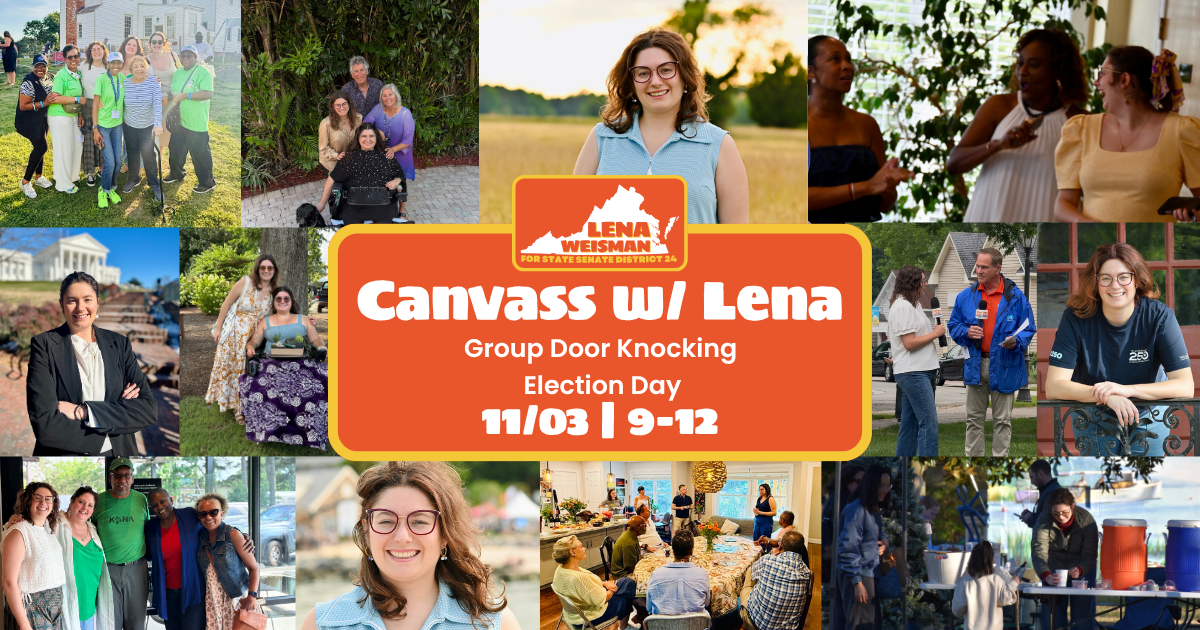 Community Canvassing w/ Lena: For the 3 Constitutional Amendments