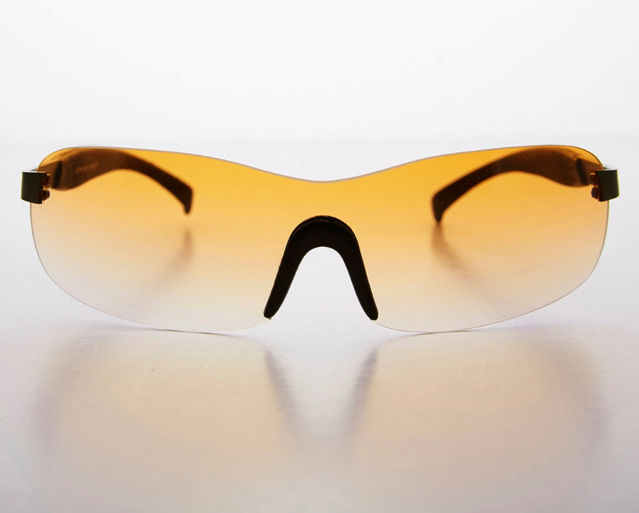 Y2K Wrap Shield Rimless Vintage Sunglass