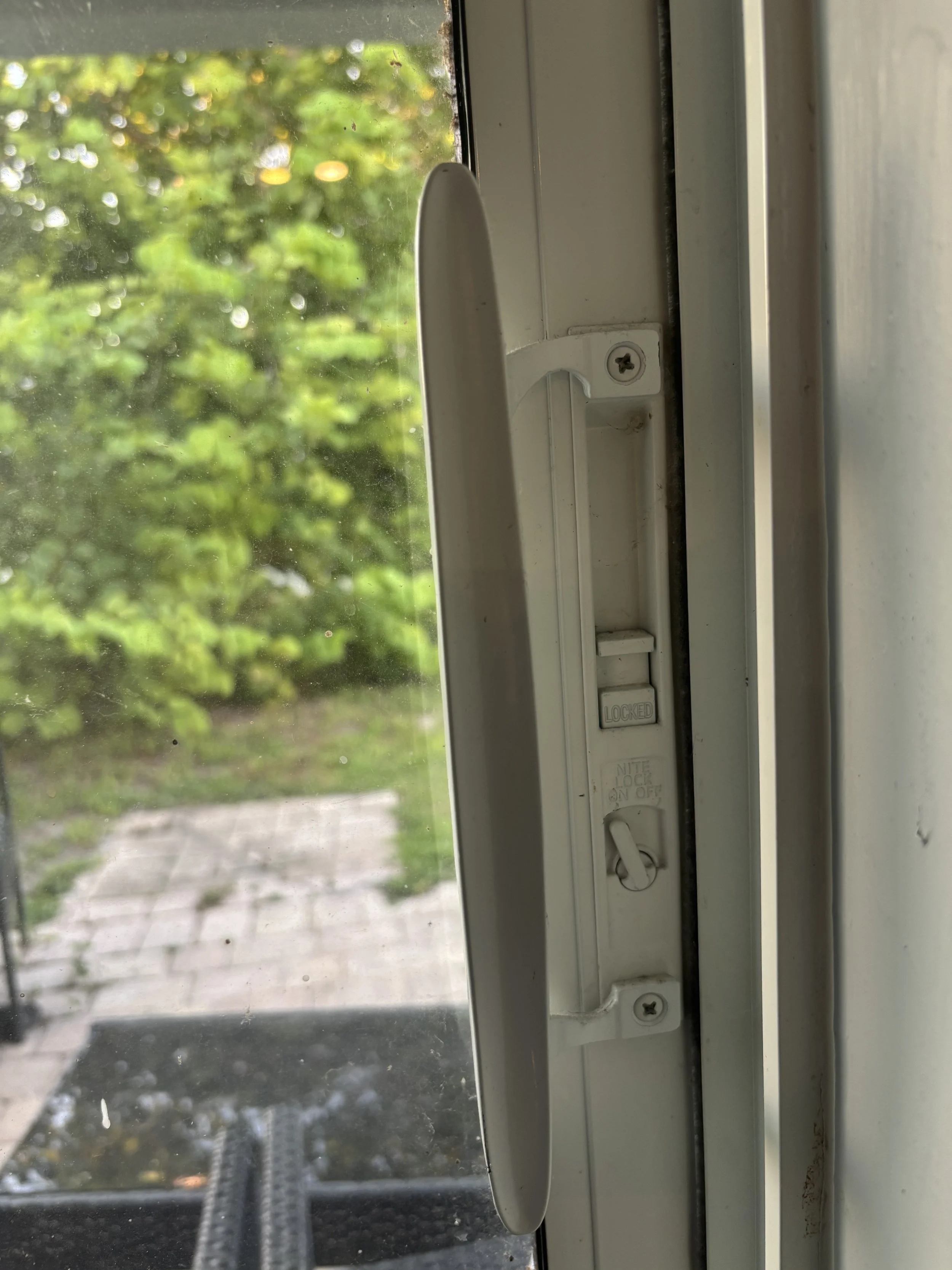 New Sliding Glass Door Lock & Handle 