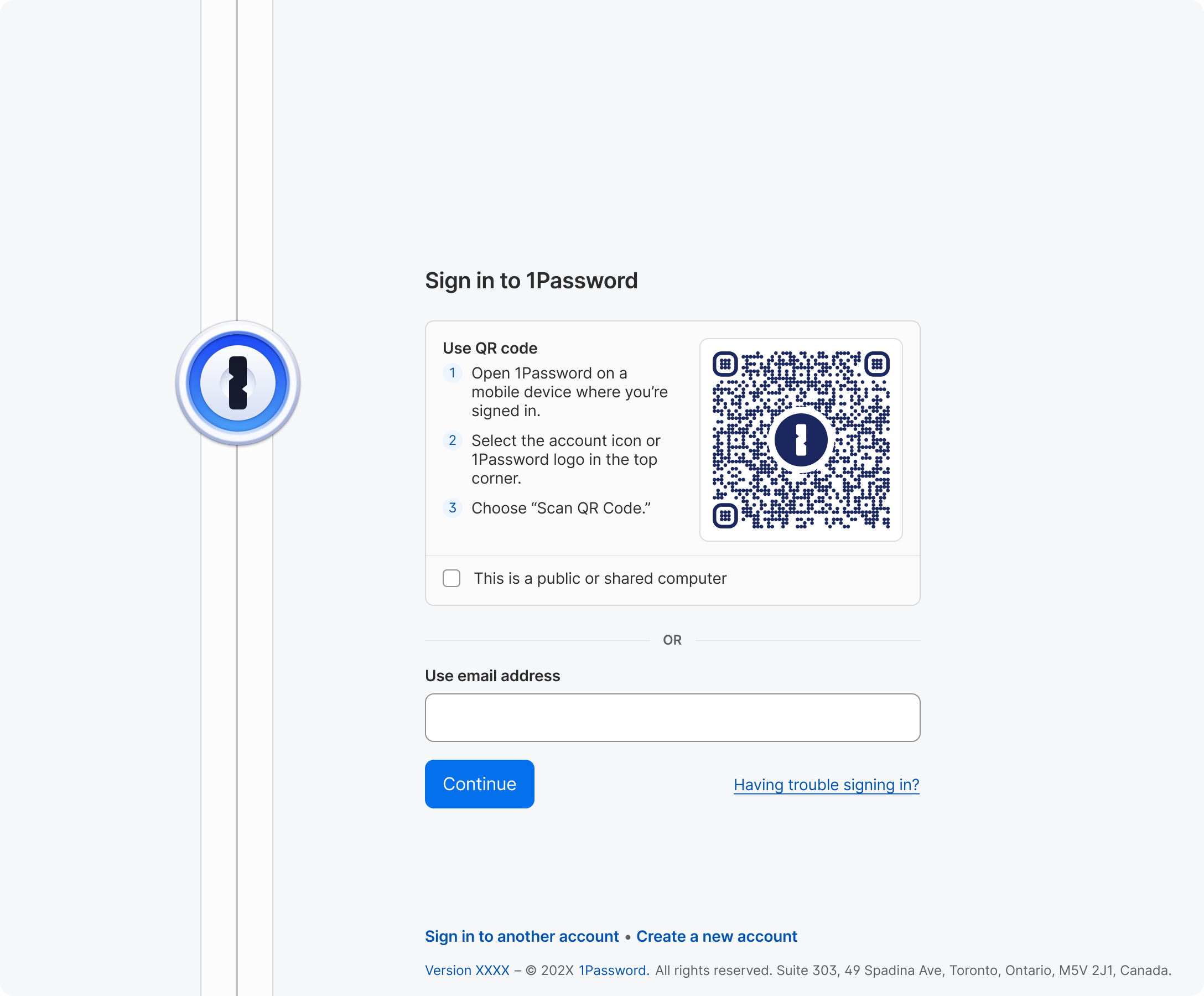 Secure QR code on the web.