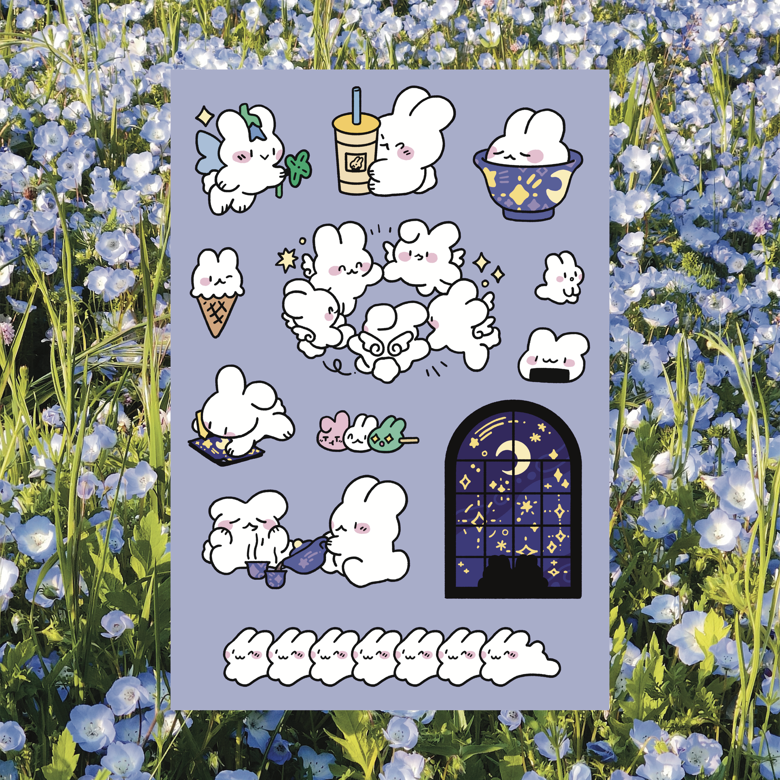 Bunny Sticker Sheet