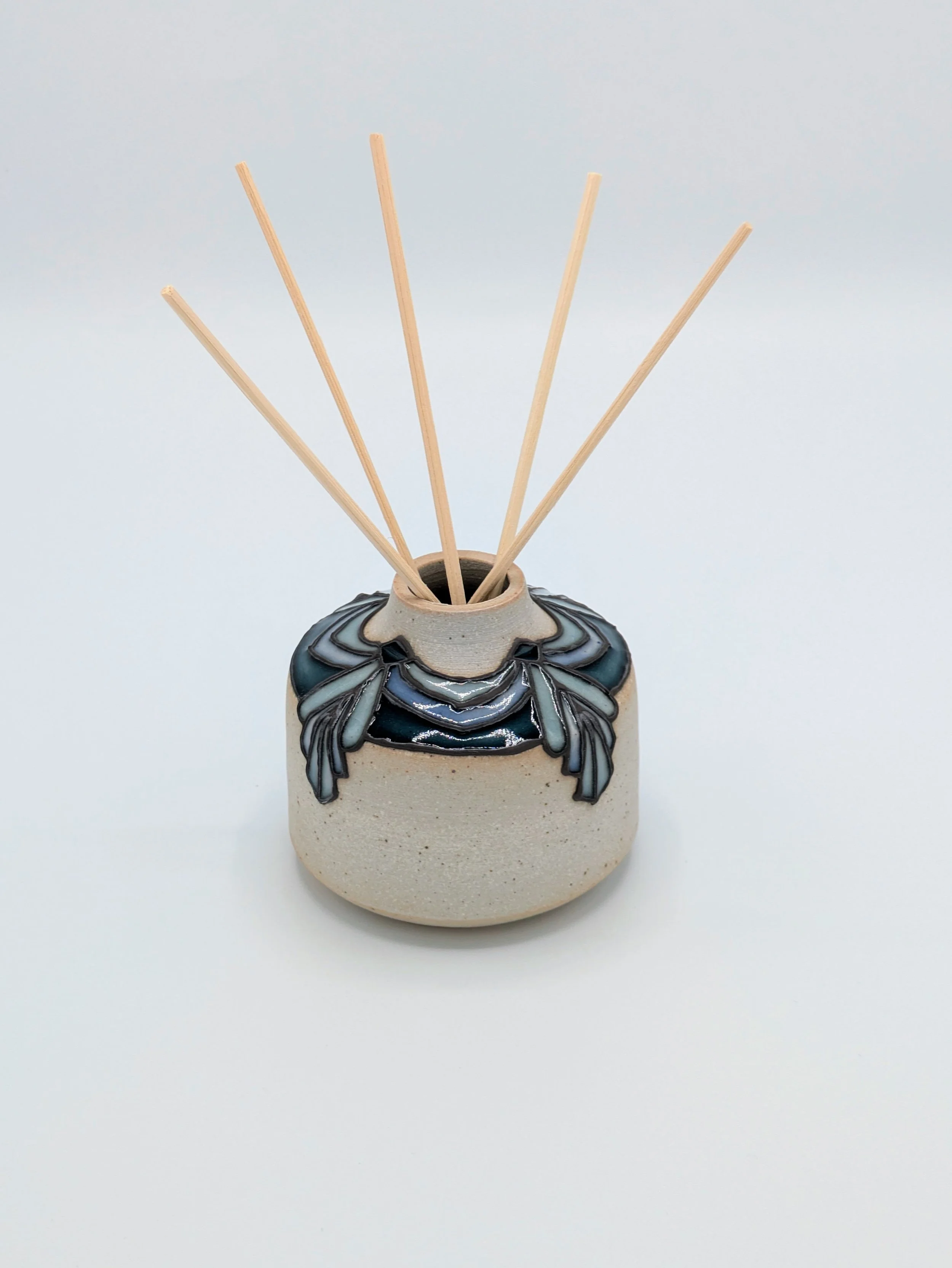 Aqua Art Deco Reed Diffuser