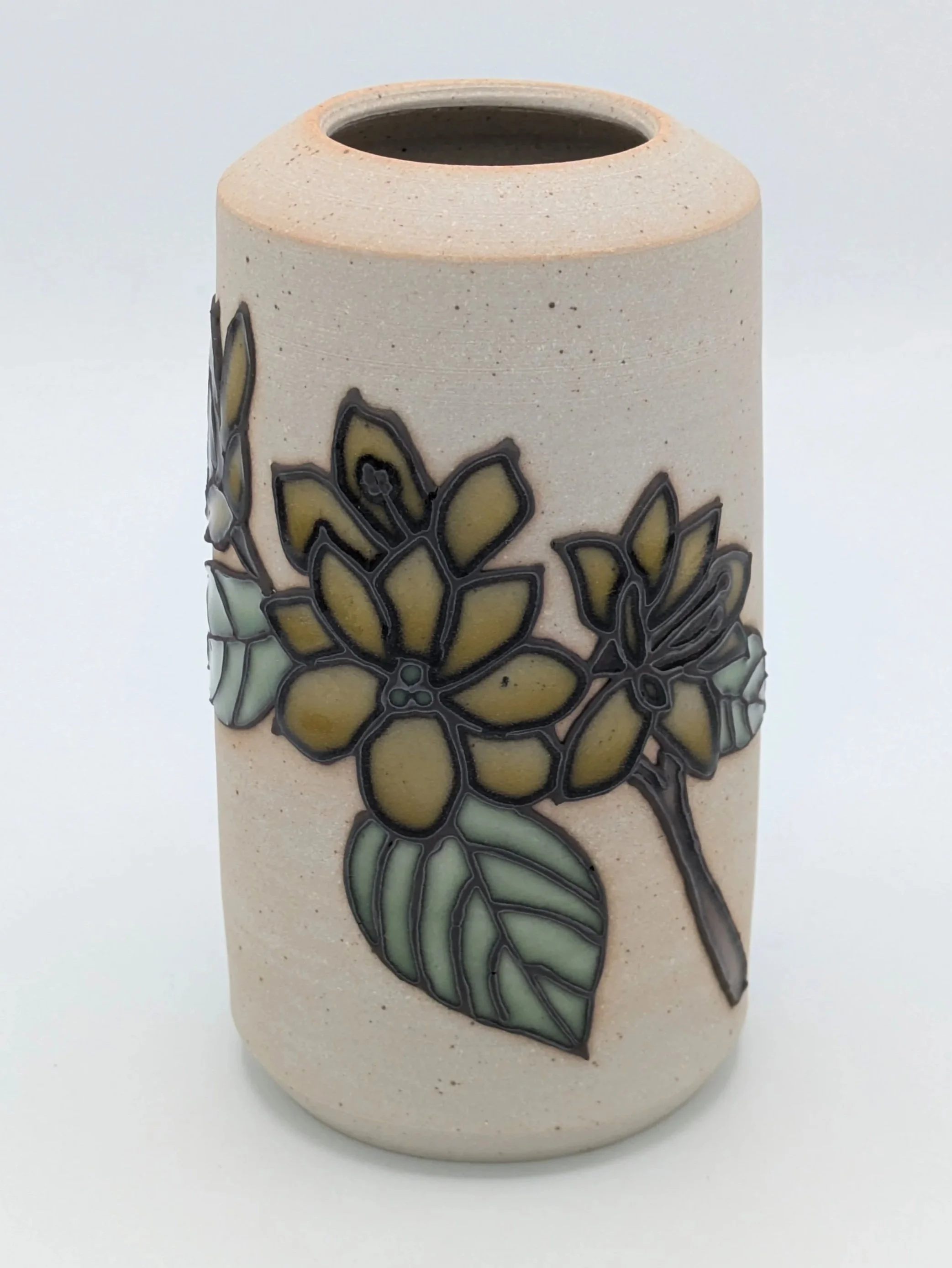 Yellow Hellebore Vase