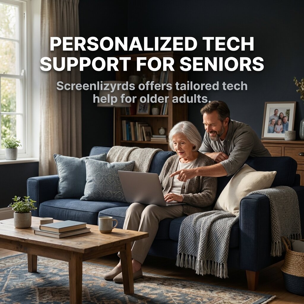 Man helping older lady in her home