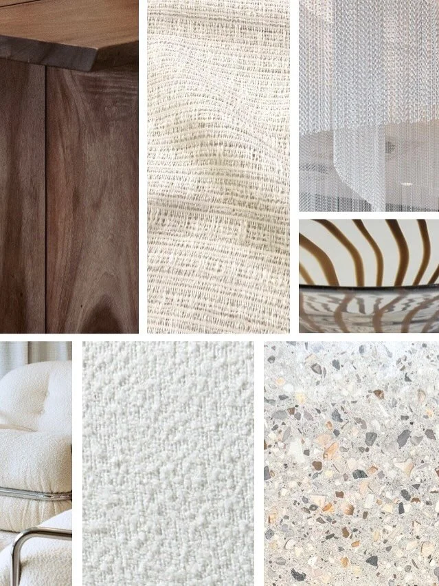 It might sound simple, but it all starts with a mood board.&nbsp;

Inspiration images are pulled, saved, pinned and tacked.&nbsp;

We then source based on the energy and style of the mood board creating a palette and selection of materials to bring t