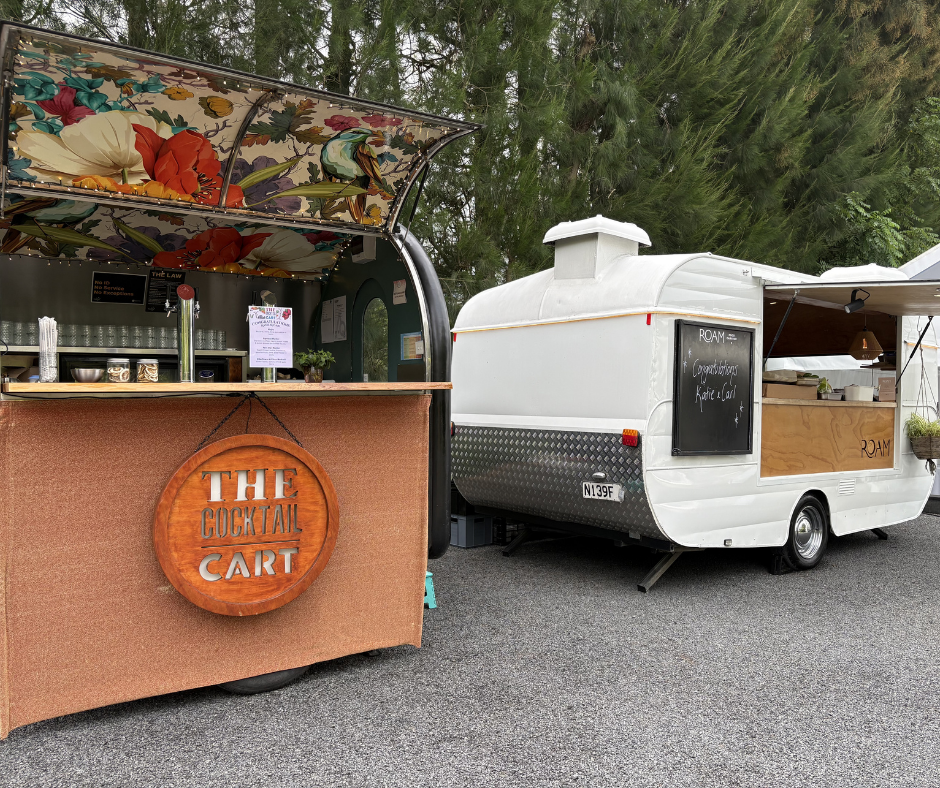 Rural wedding with The Cocktail Cart