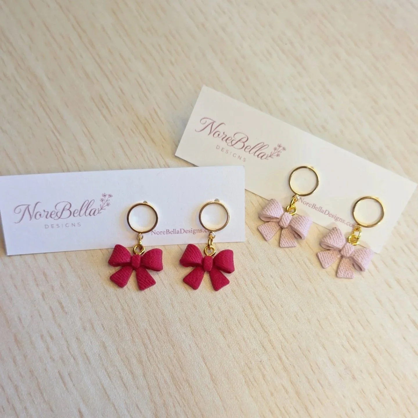 Stitch Textured Bows (Multiple Colors)