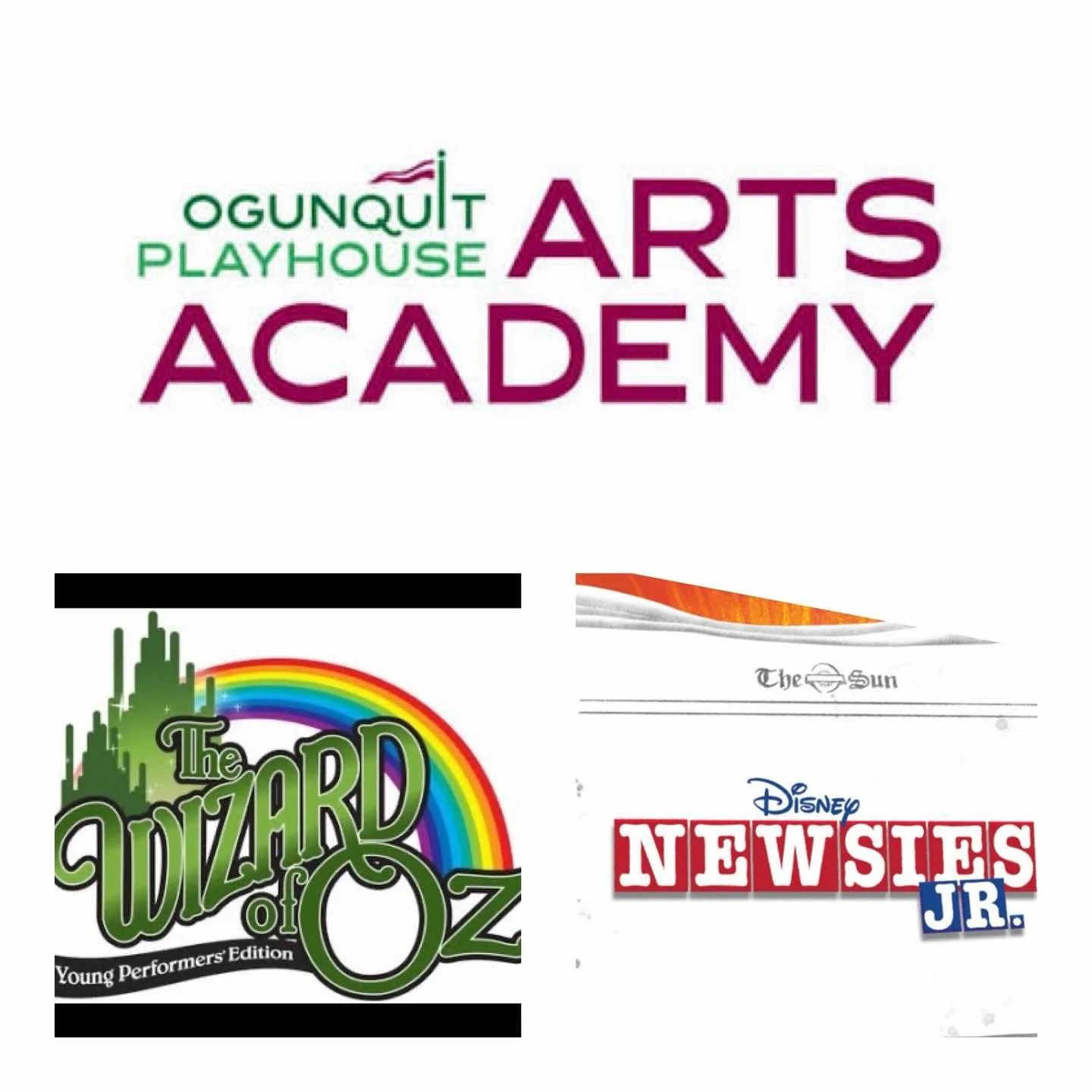 Super stoked to be joining the @ogunquitplayhouseyp at @ogunquitplayhouse as the director of &ldquo;Newsies, Jr.&rdquo; and &ldquo;The Wizard of Oz&rdquo;! Excited for a fun summer of theater!