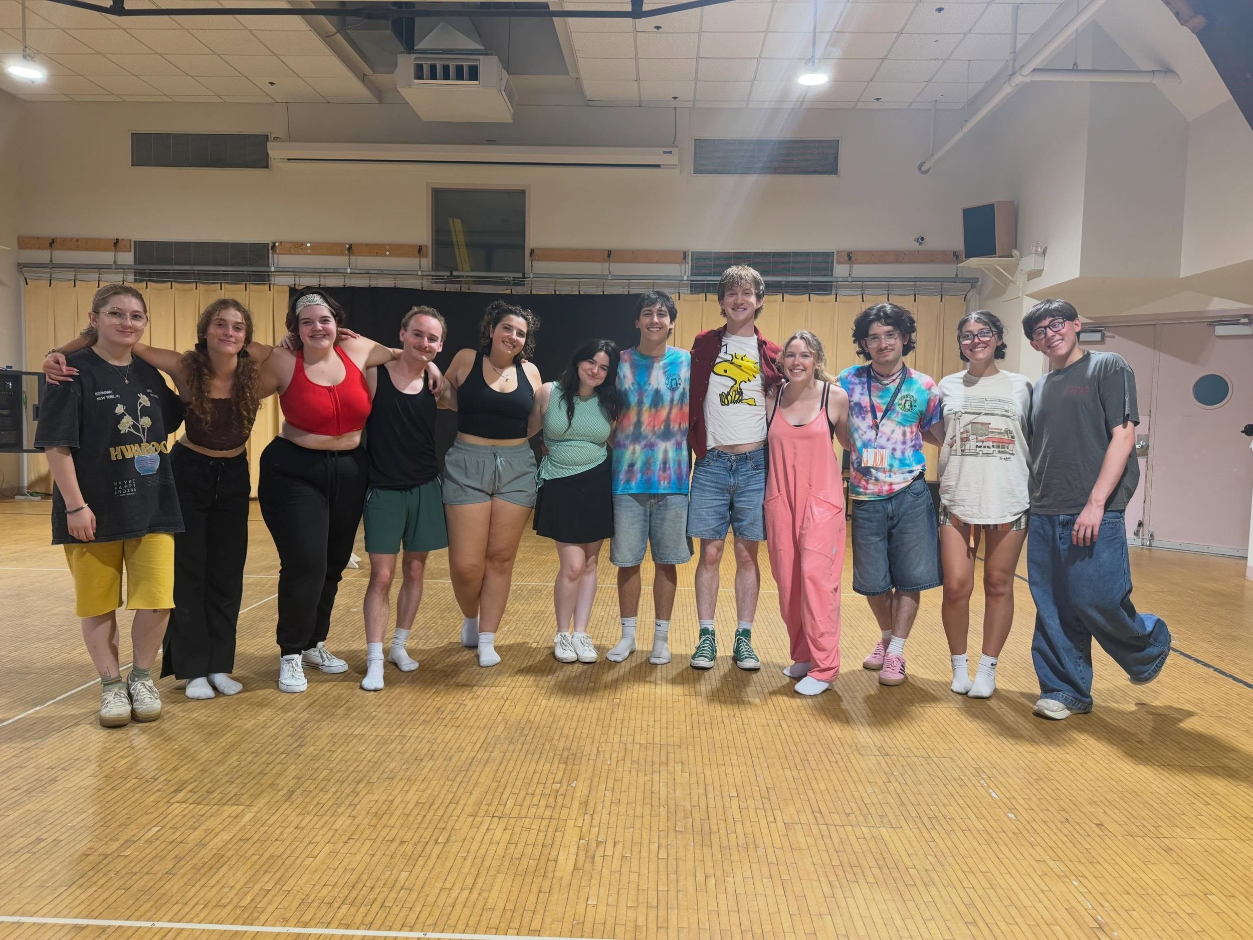 These are the faces of cast members who completed Lightning Thief boot camp with 30 hours of rehearsal (and almost a full show staged) in the first weekend of the semester. Fun way to jump back in with our great creative team (Jeff Christmas as MD, @