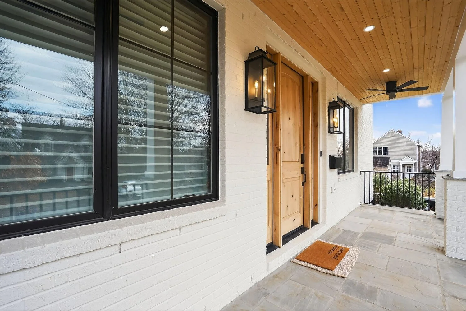 Porch Wood Front door