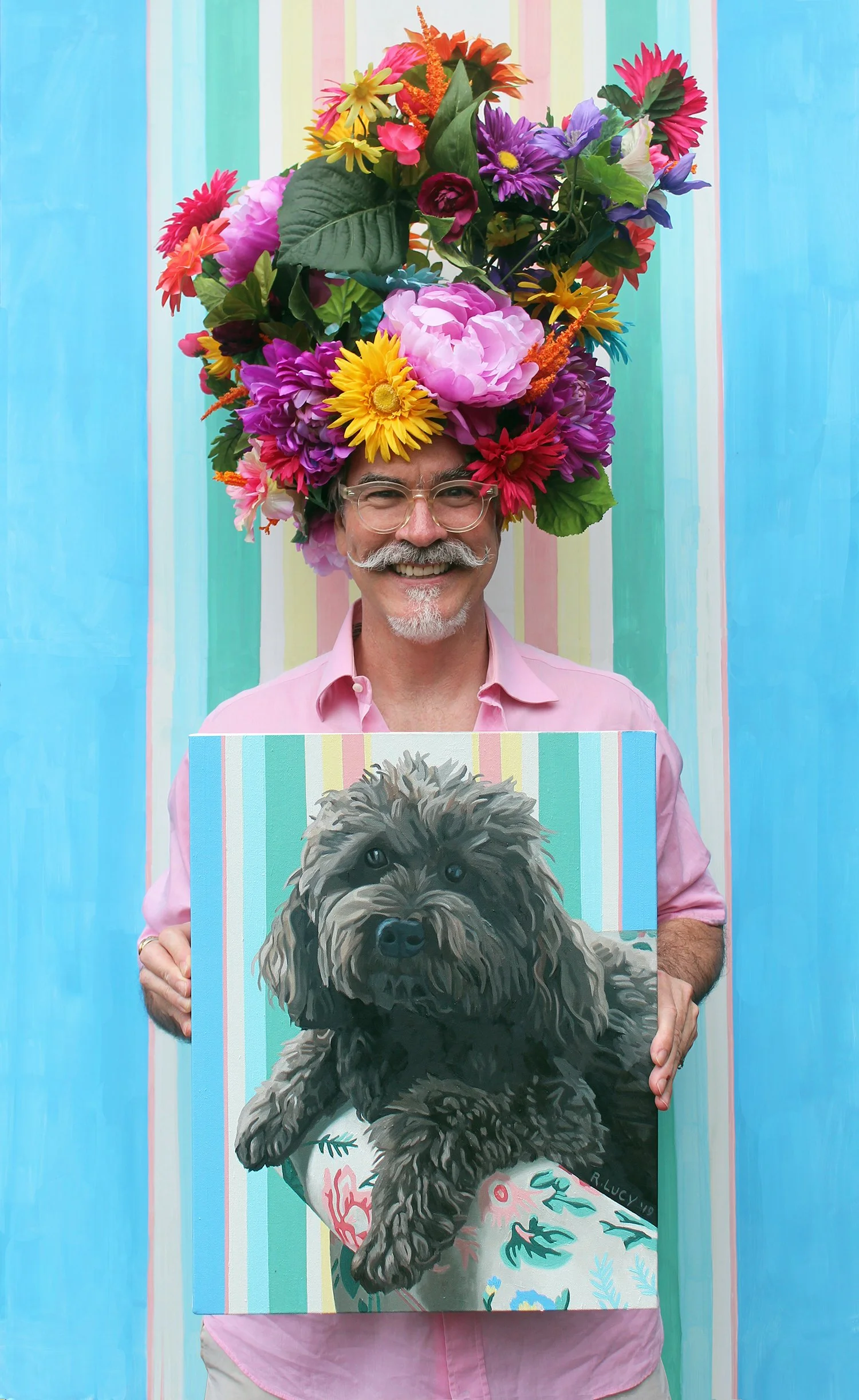 May 2019: Lily, Oil on canvas, 20 x 16 inches.