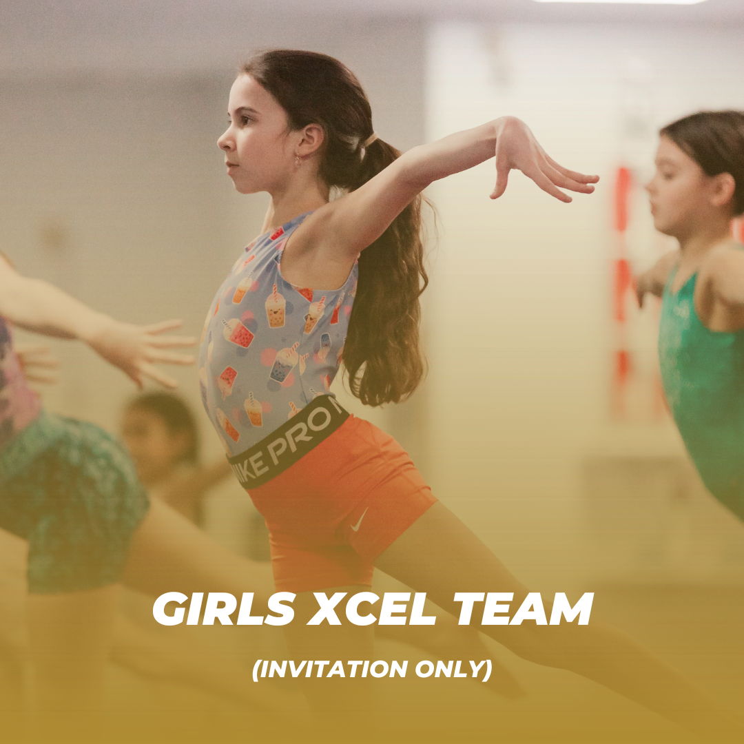 USAG Xcel is a competitive gymnastics program whose focus is on athlete longevity and family flexibility. The athletes stay on a progressive track that gives them the opportunity to remain involved in gymnastics through Junior High and High School. U