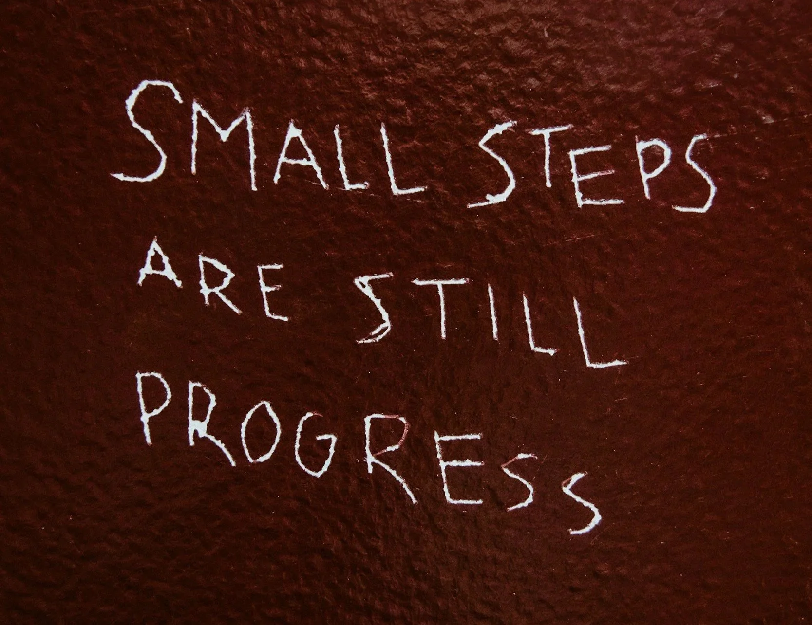 small steps are still progress