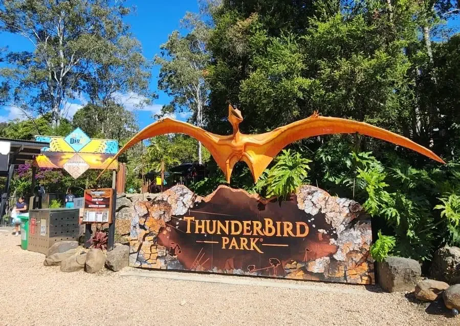 Entrance to Thunderbird park