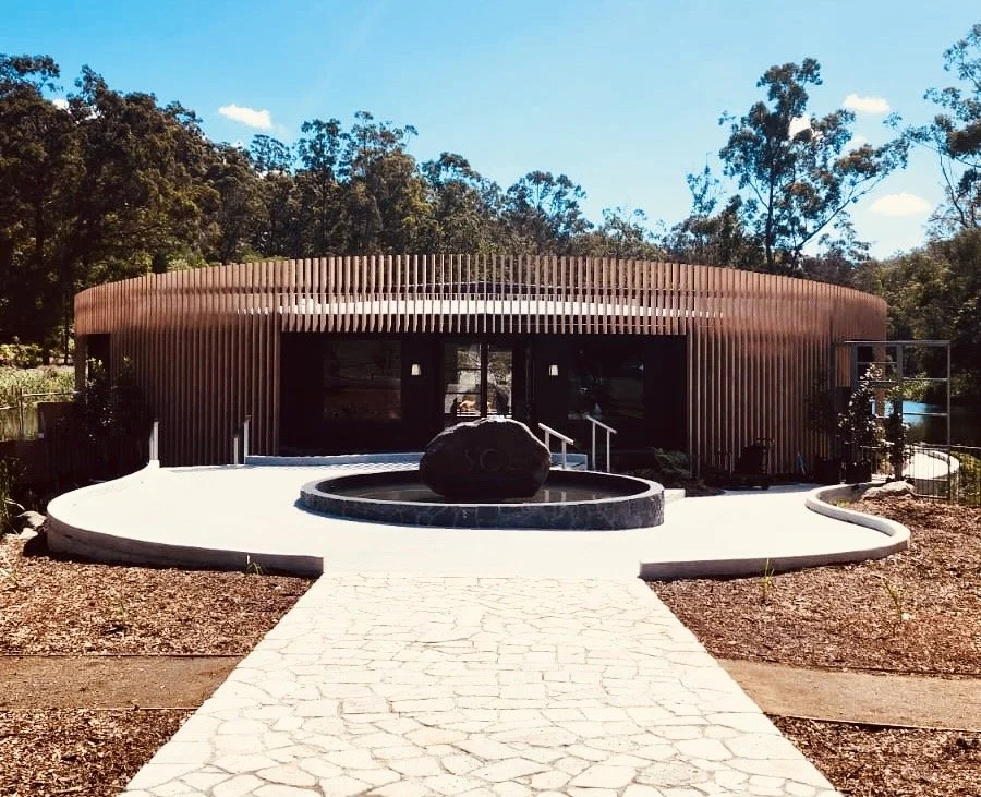 The entrance of the elements spa
