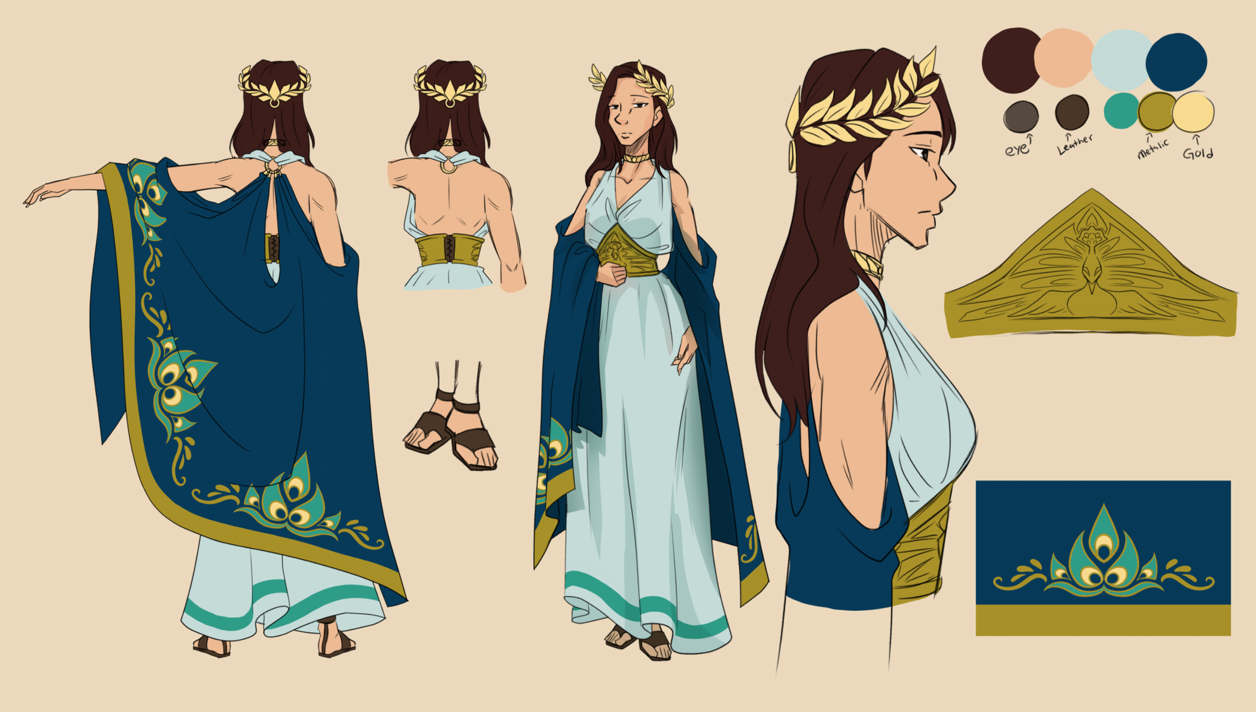 Official Hera design by AniFlamma for 'Titanomachy'