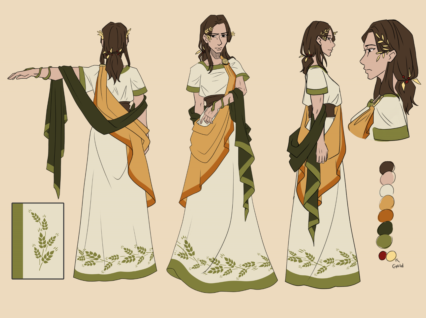 Official Demeter design by Aniflamma for 'Titanomachy'