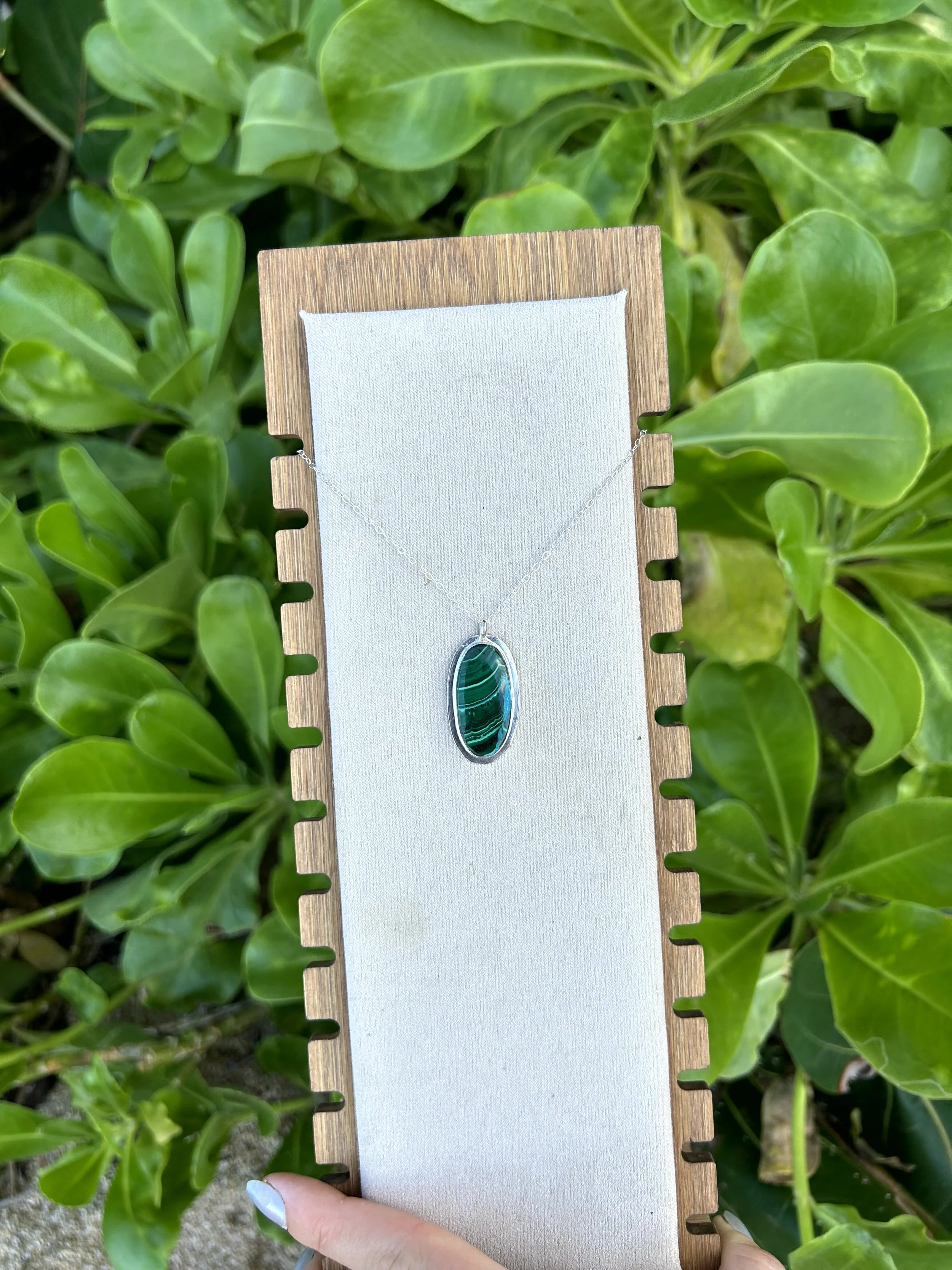 Malachite pendant