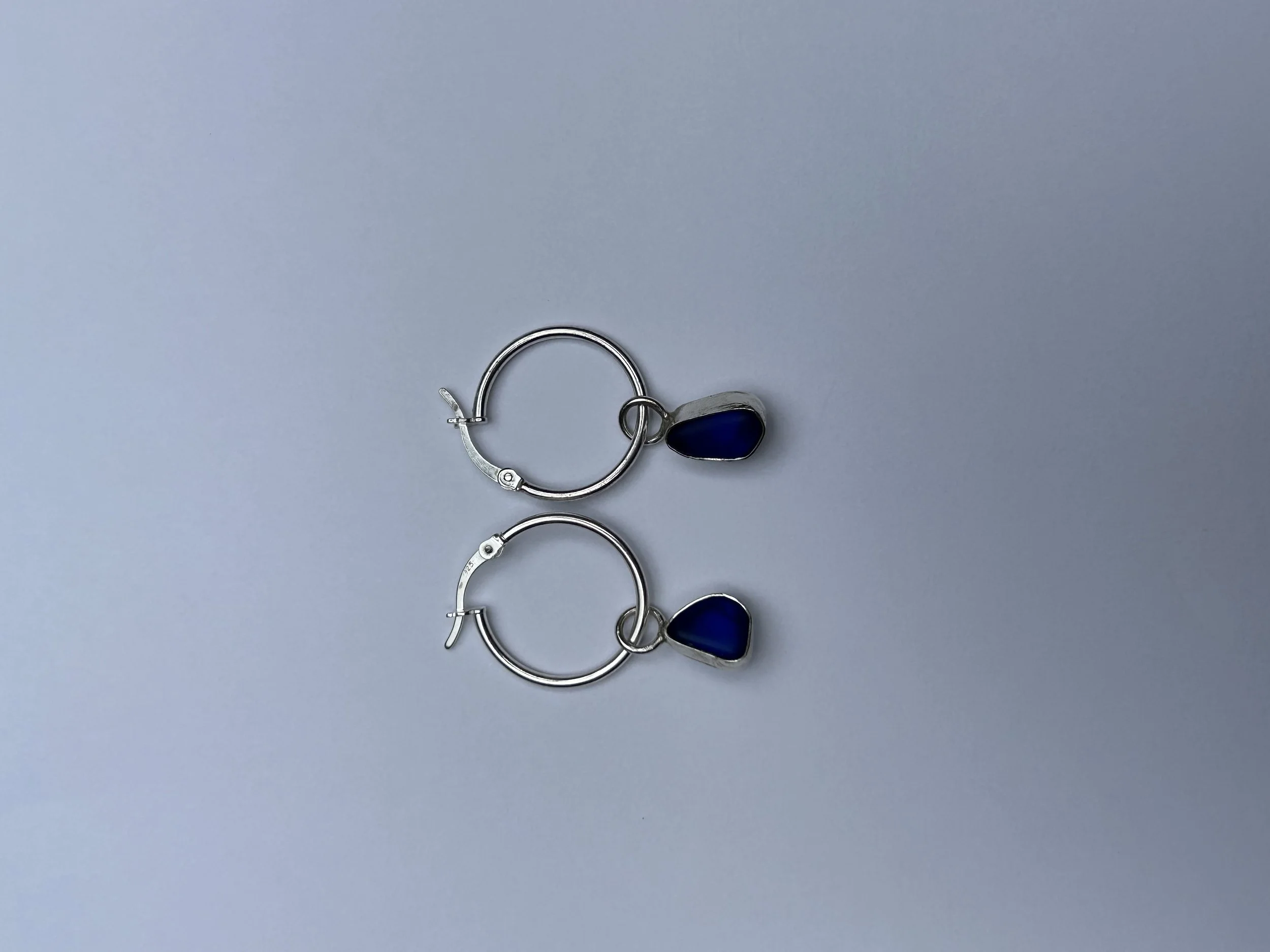 Sea Glass Charm Earring