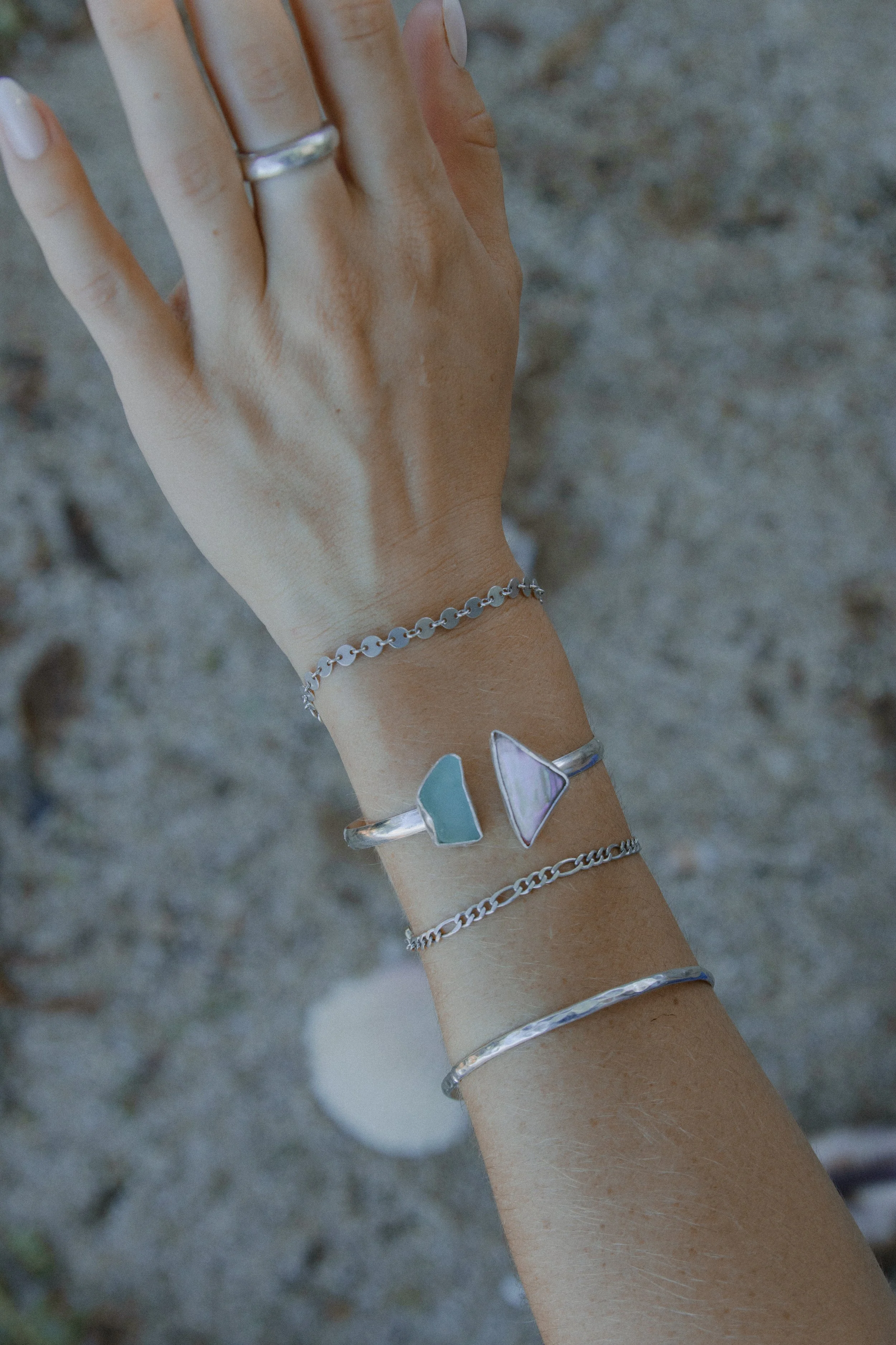Sea Glass + Abalone