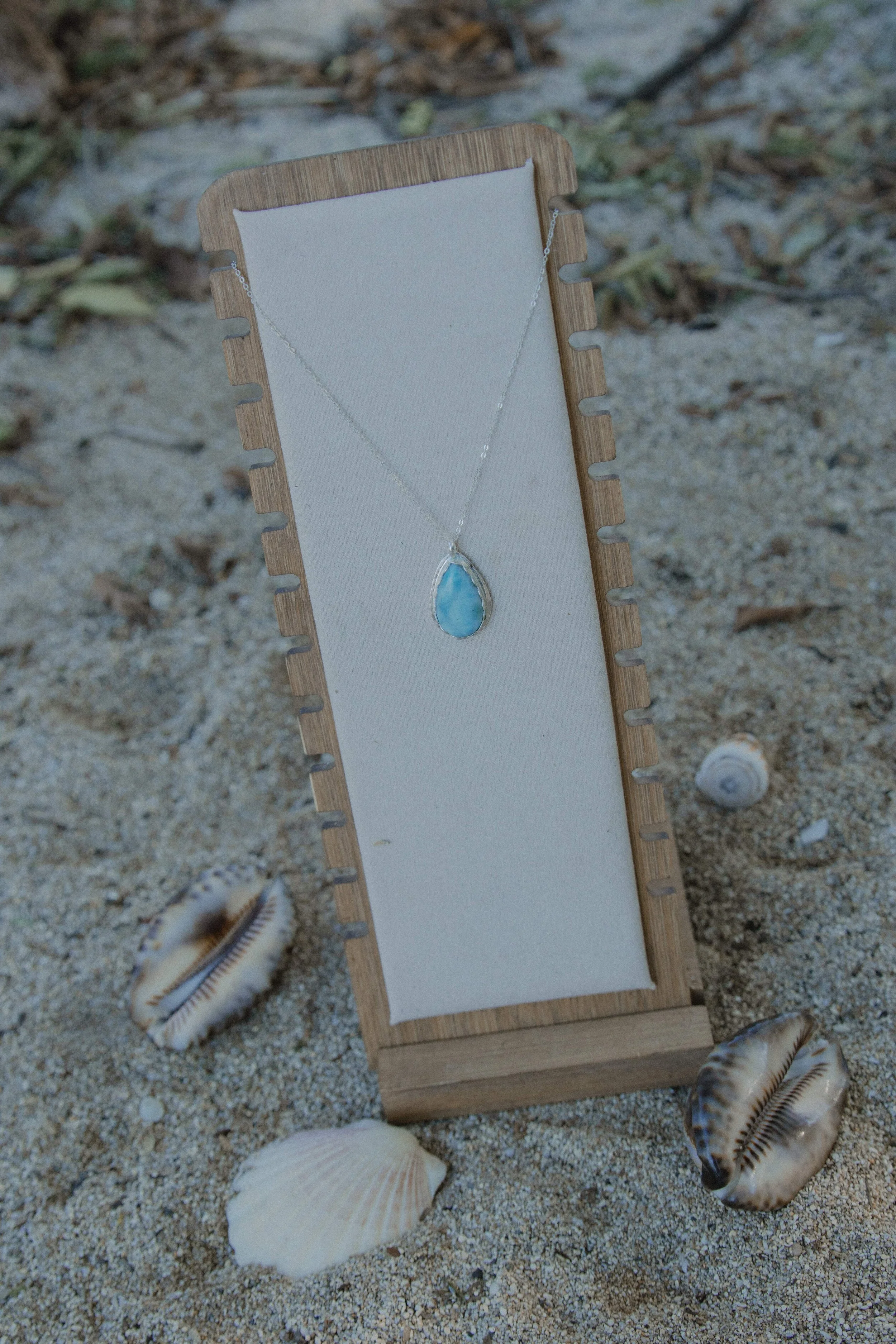Larimar Blue Pendant