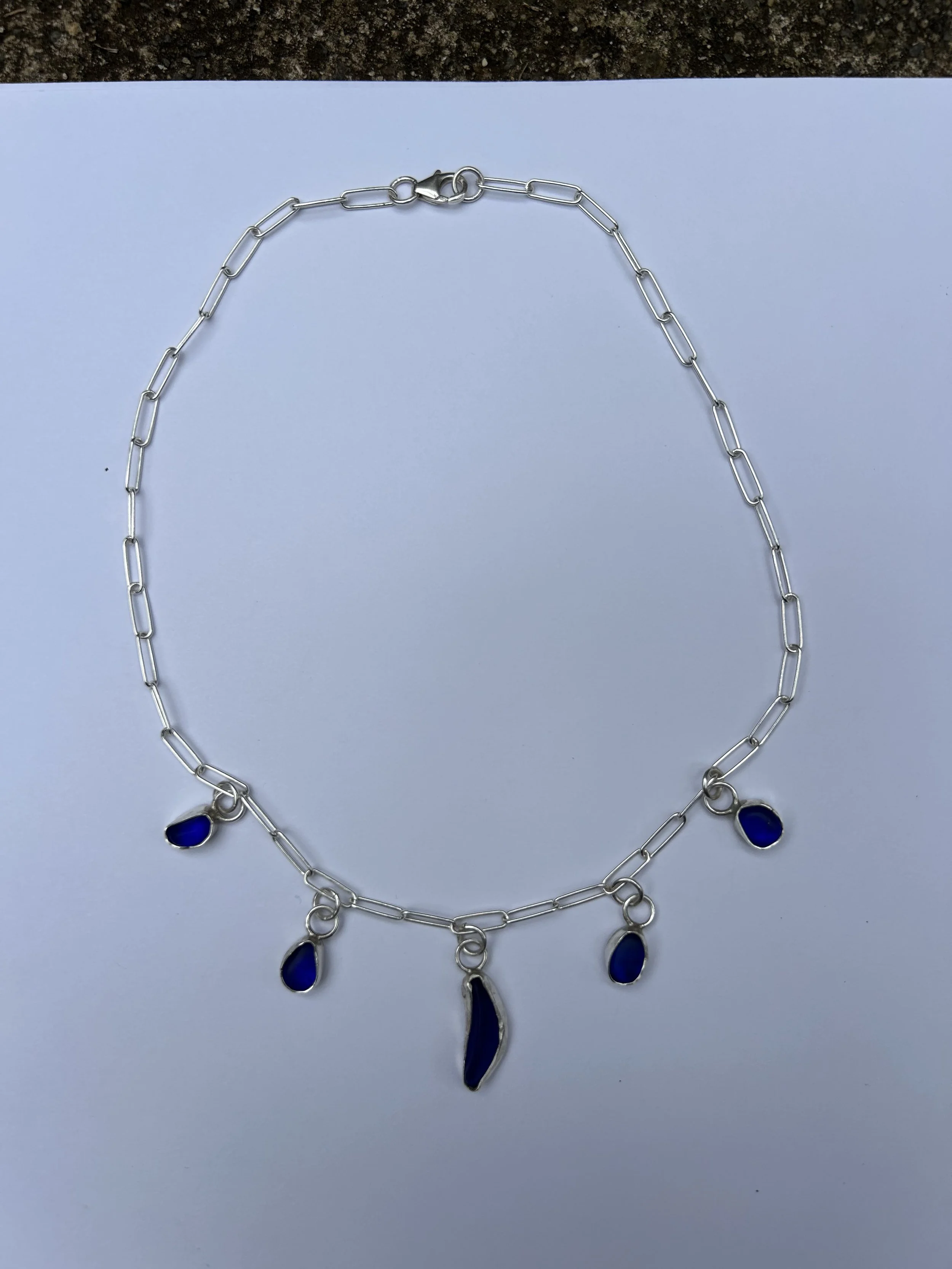 Sea Glass Charm necklace