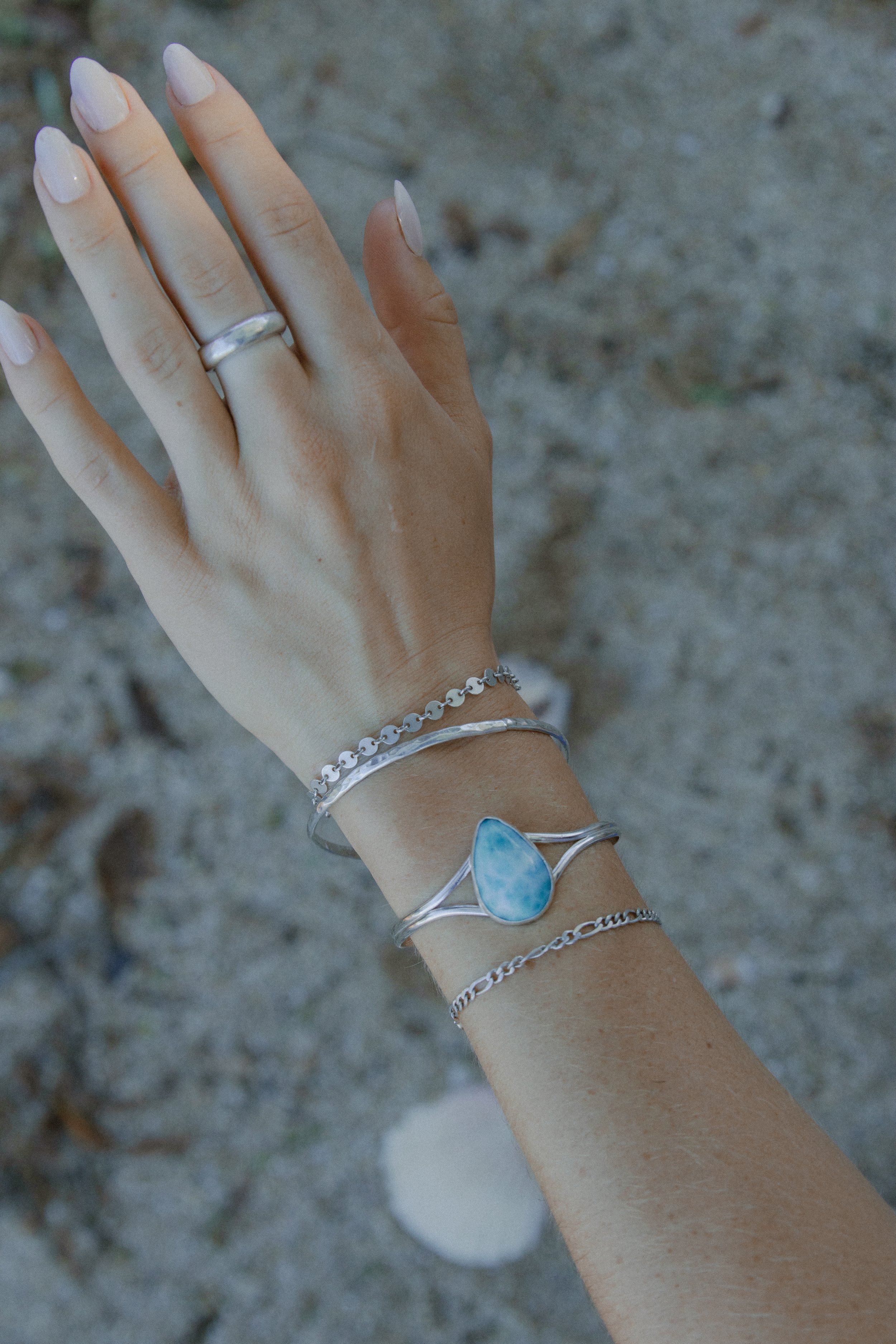 Larimar Cuff