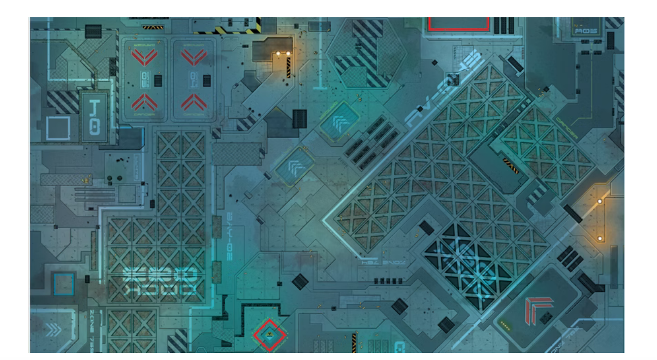 Relic Knights Neoprene Mat 3" x 3"