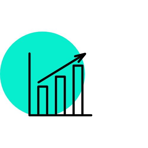 Icon for increased property valuation, highlighting that strategic upgrades can typically increase market value by 15-30%.
