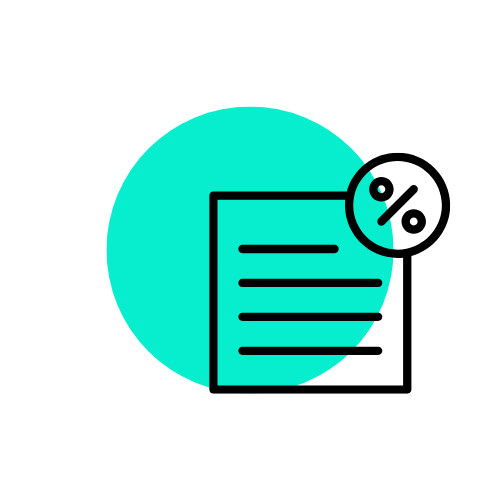 Icon for SMSF borrowing power, showing how investors can use limited recourse borrowing arrangements to purchase higher-value property assets.