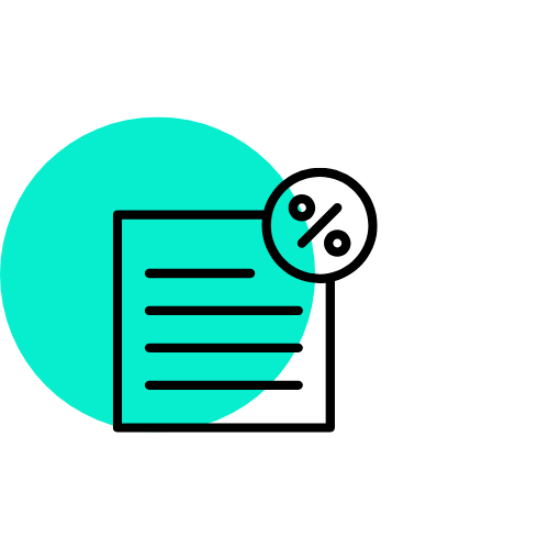 Icon for SMSF borrowing power, showing how investors can use limited recourse borrowing arrangements to purchase higher-value property assets.