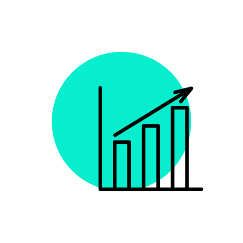 Icon for increased property valuation, highlighting that strategic upgrades can typically increase market value by 15-30%.