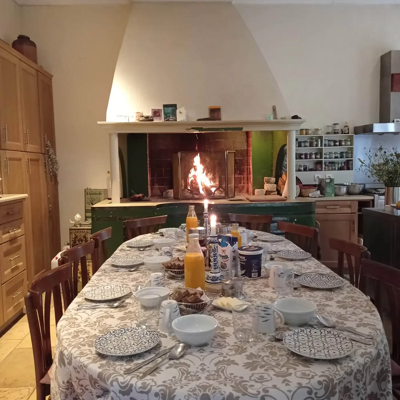 Villa Kefalomandouko Corfu dining room.webp