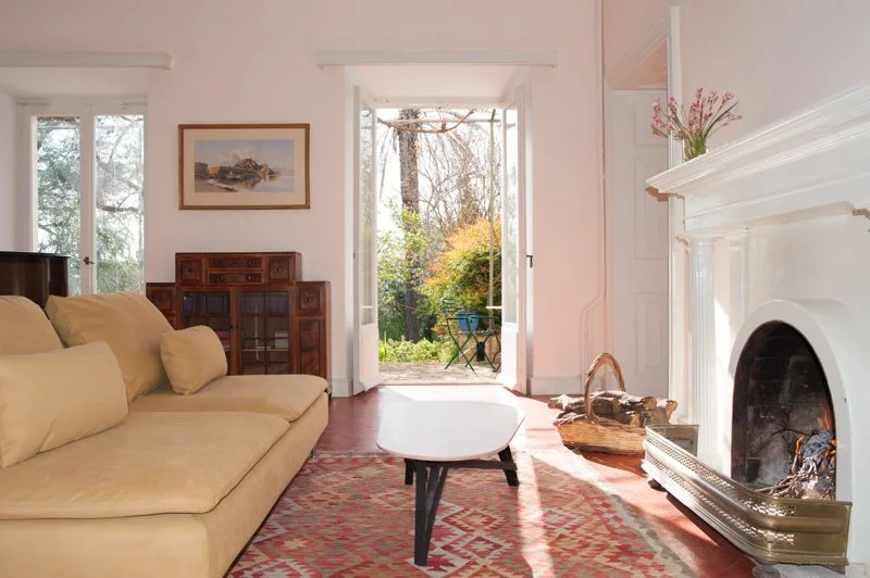 Villa Kefalomandouko Corfu fireplace.jpg