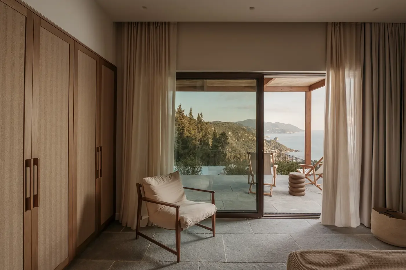 Villa Olea Corfu seaview bedroom 1.webp