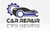 Logo for a car repair shop with a stylized car graphic and the text 'Car Repair' underneath