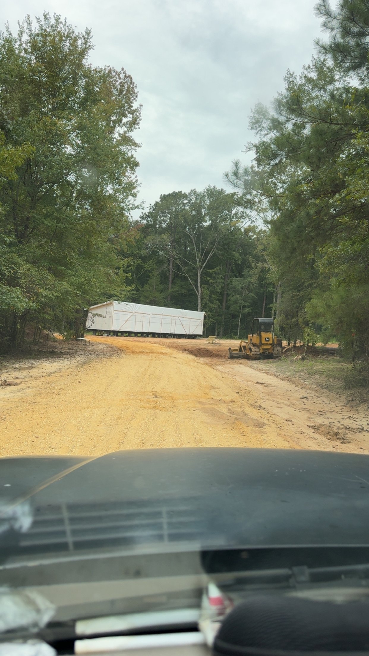 Gravel driveway and culvert installation by Triple H Property Development near Luverne Alabama