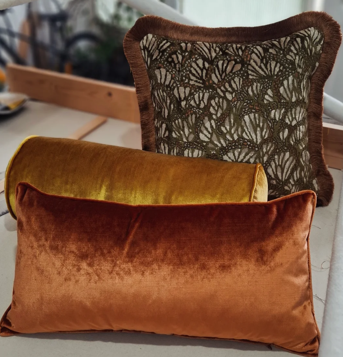 Corenucopia Studio Process - Bespoke Cushions