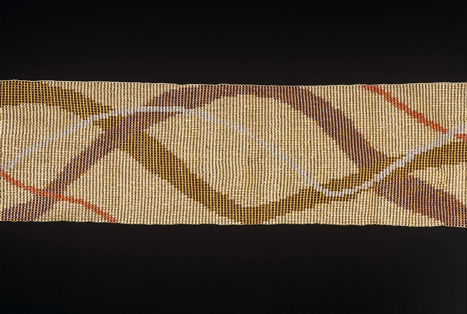 Bead weaving series "Broken Lines" - Yellow