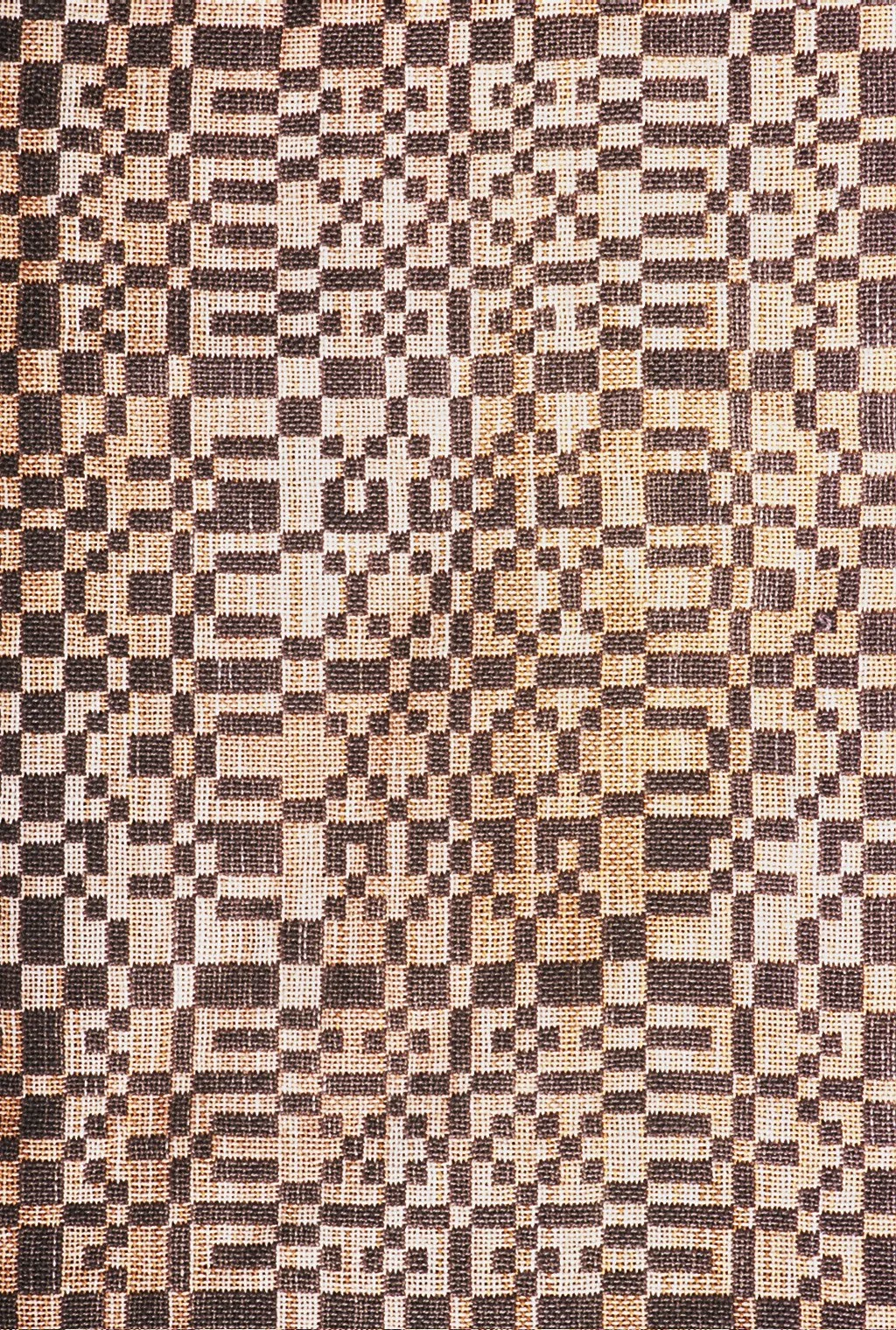Detail - Weaving study - pattern - Hand-woven-hand-dyed