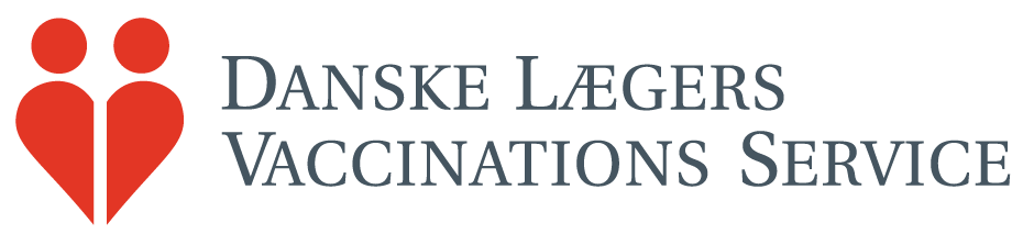 Danske Lægers Vaccinations Service logo – vores samarbejdspartner, der tilbyder tryg vaccination, kvalificeret vejledning og rabataftale til rejsende med PERSPEKTIV.