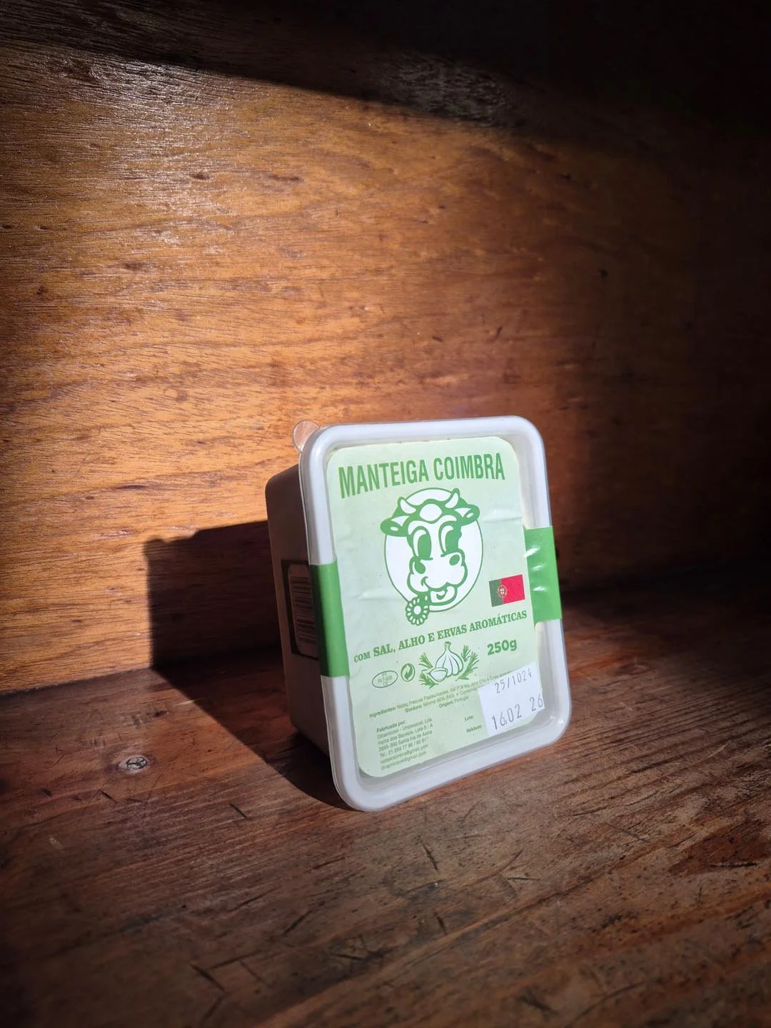 Manteiga Coimbra / com sal, alho, ervas aromaticas - 250g