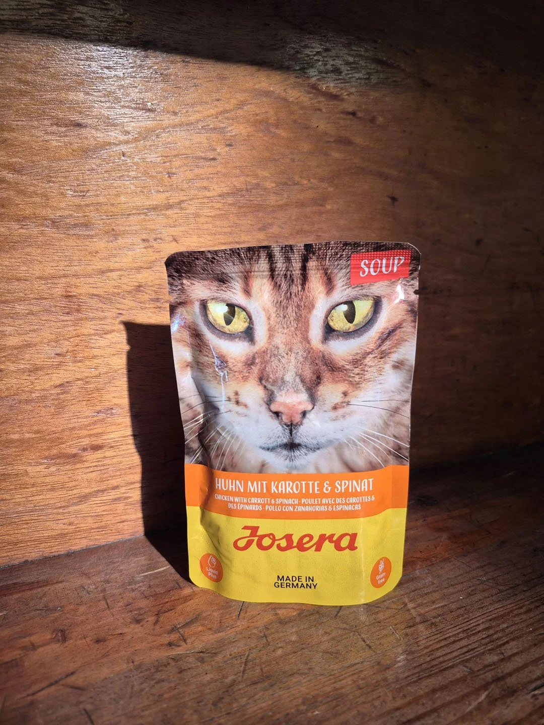 Josera / Sopa de Frango, Cenoura e Espinafres para Gato - 70g