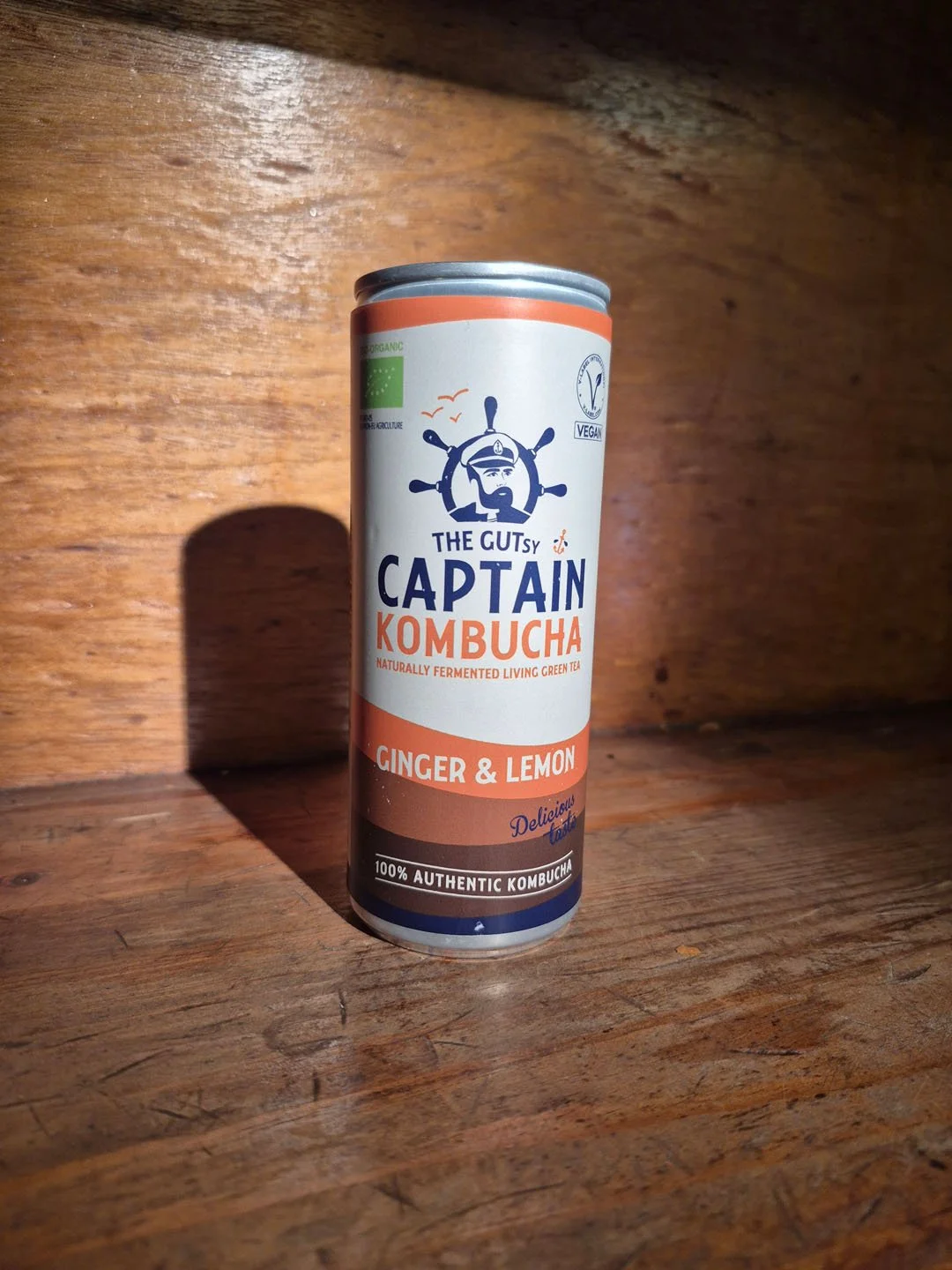 Gutsy Captain / Kombucha Bio - Ginger Limão - 250ml