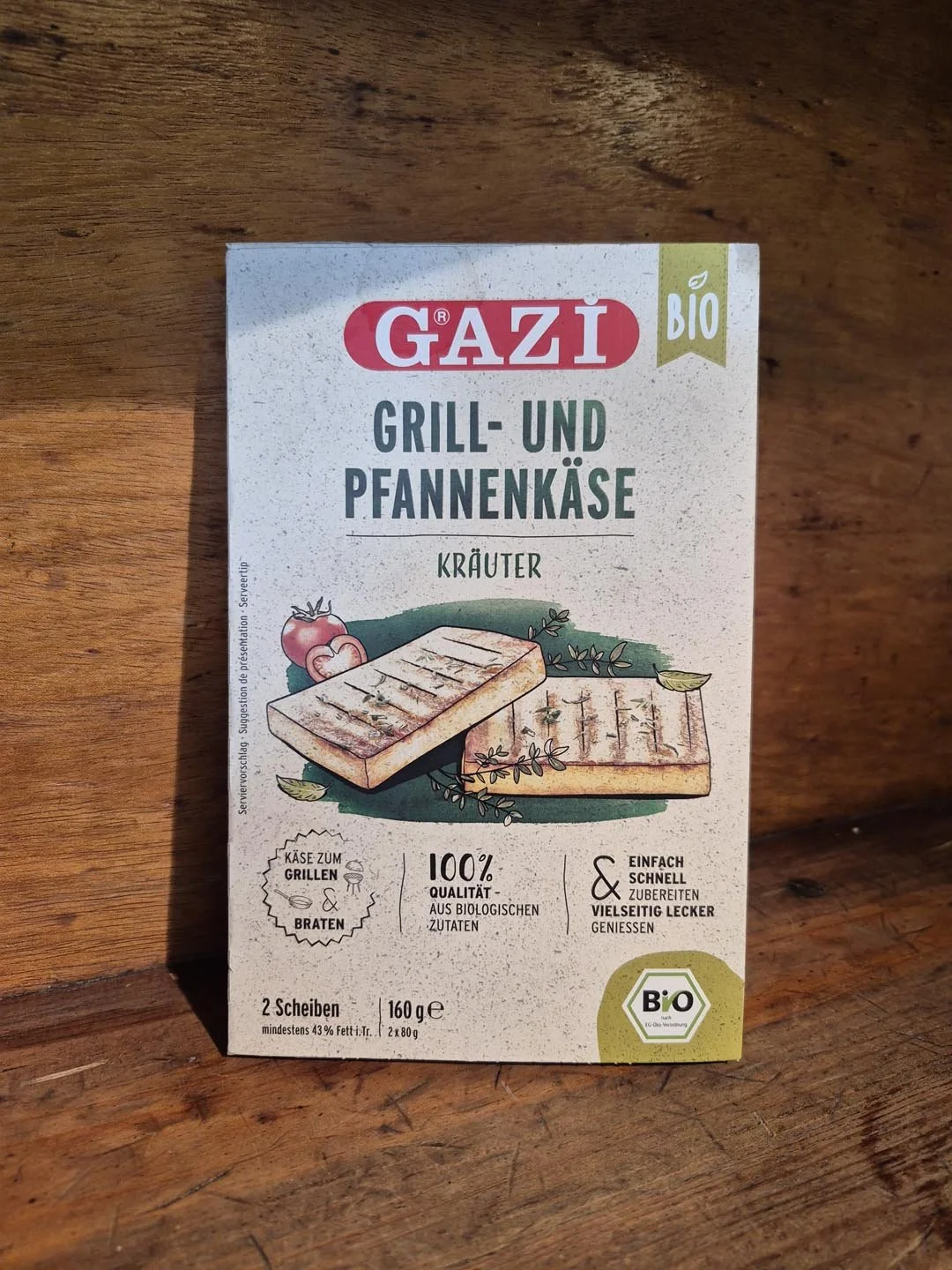 Gazi / Queiji con ervas para grelhar - 2x80g